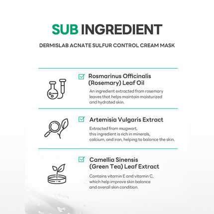 DERMISLAB Acnate Sulfur Control Mask