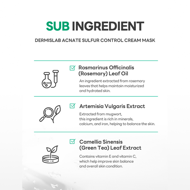 DERMISLAB Acnate Sulfur Control Mask