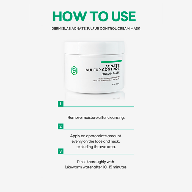DERMISLAB Acnate Sulfur Control Mask