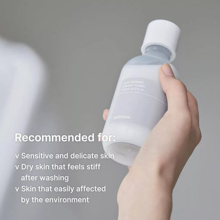 Celimax Dual Barrier Creamy Toner | 5 Ceramides + Aquatide™ + Panthenol | 150ml