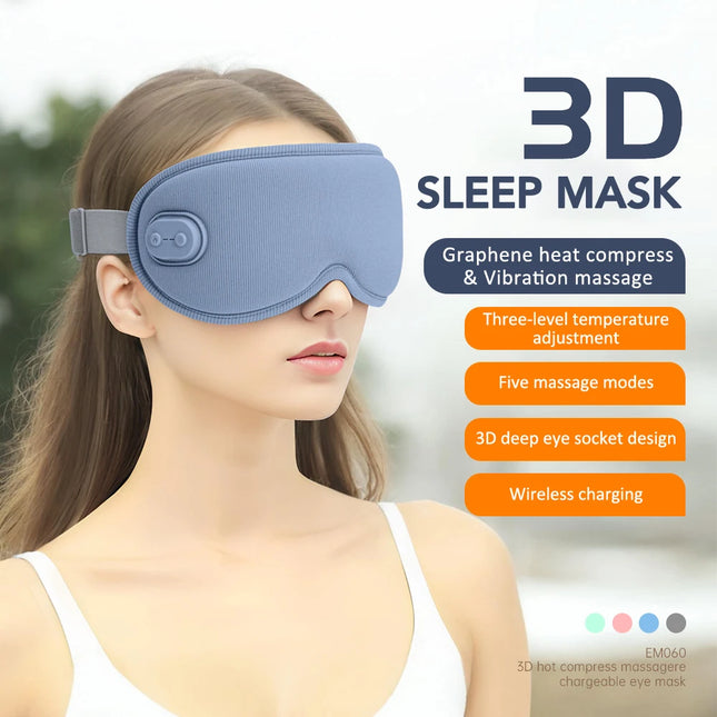 Heated Massage Sleep Mask for Dry Eyes