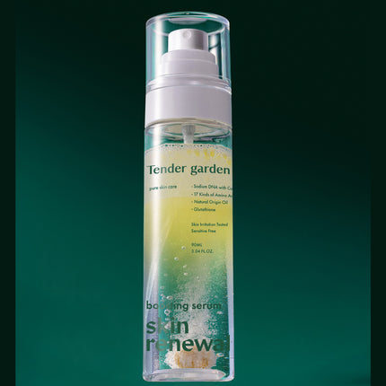 Tender Garden Skin Renewal Dual Boosting Set | PDRN + Exosomes + Effervescent Essence | 90ml