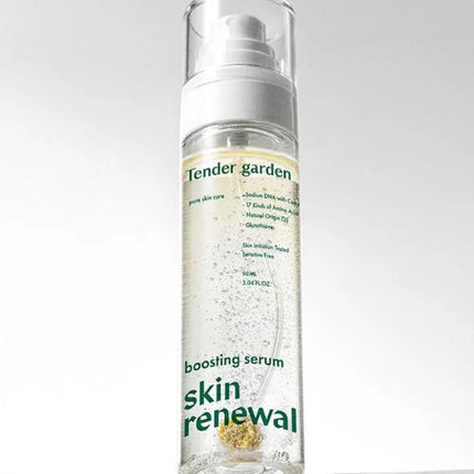 Tender Garden Skin Renewal Dual Boosting Set | PDRN + Exosomes + Effervescent Essence | 90ml