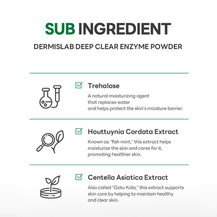 DERMISLAB Deep Clear Enzyme Powder
