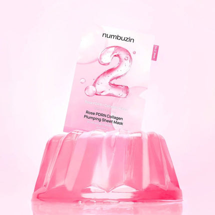 numbuzin No.2 Rose PDRN Collagen Plumping Mask (5 Pack)