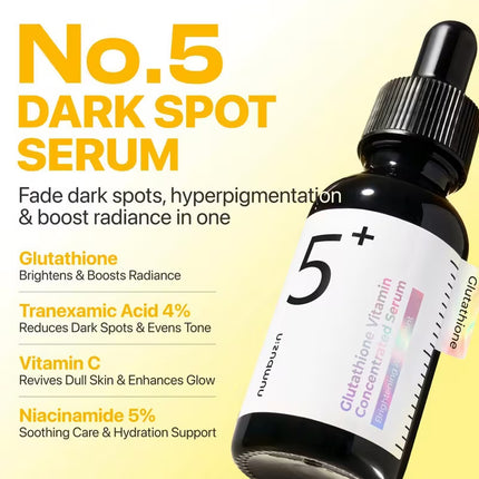 numbuzin No.5+ Glutathione Vitamin Concentrated Serum